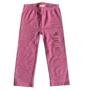 First Impressions Infant Toddler Girls Pull On Leggings-Purple/Sparkles-24 Month